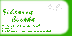 viktoria csipka business card